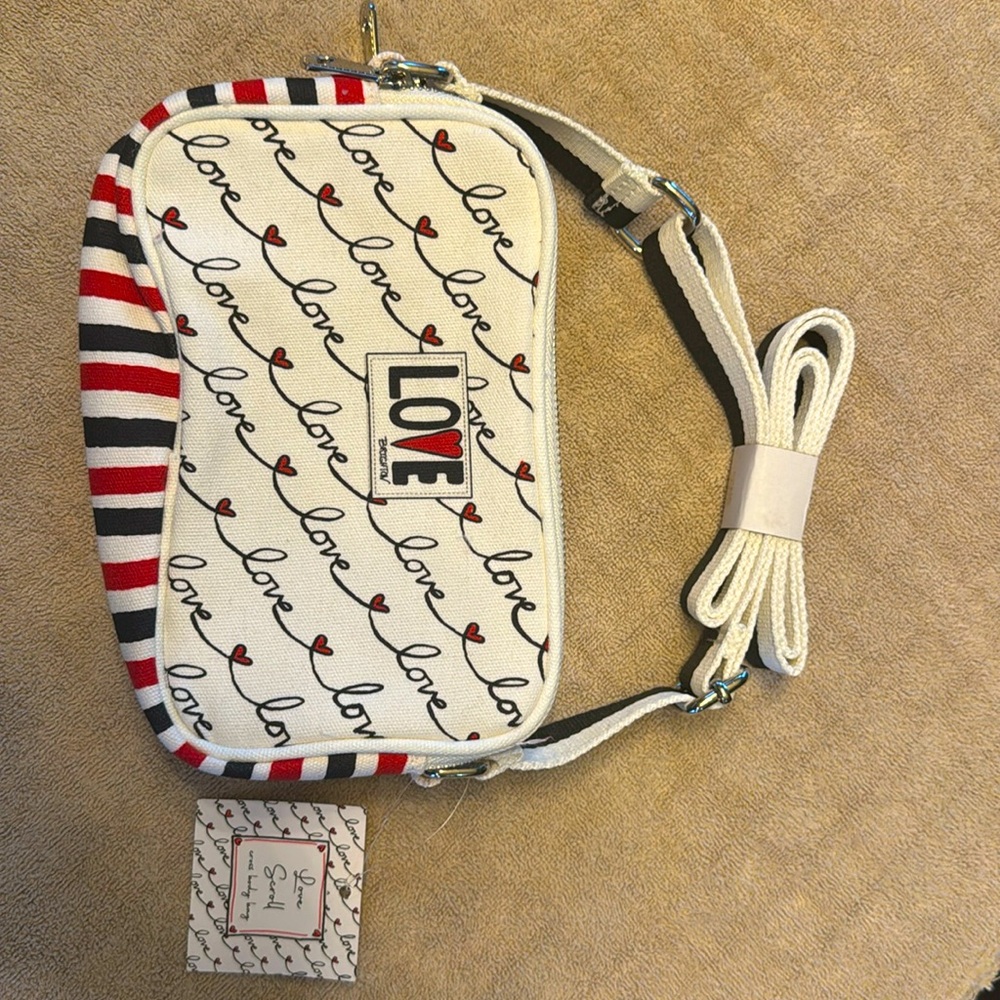 Brighton Love Scroll cross body bag